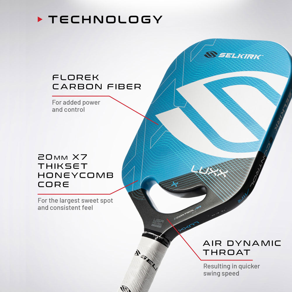 Selkirk LUXX Control Air Invikta 19mm Pickleball Paddle - DNA Sports