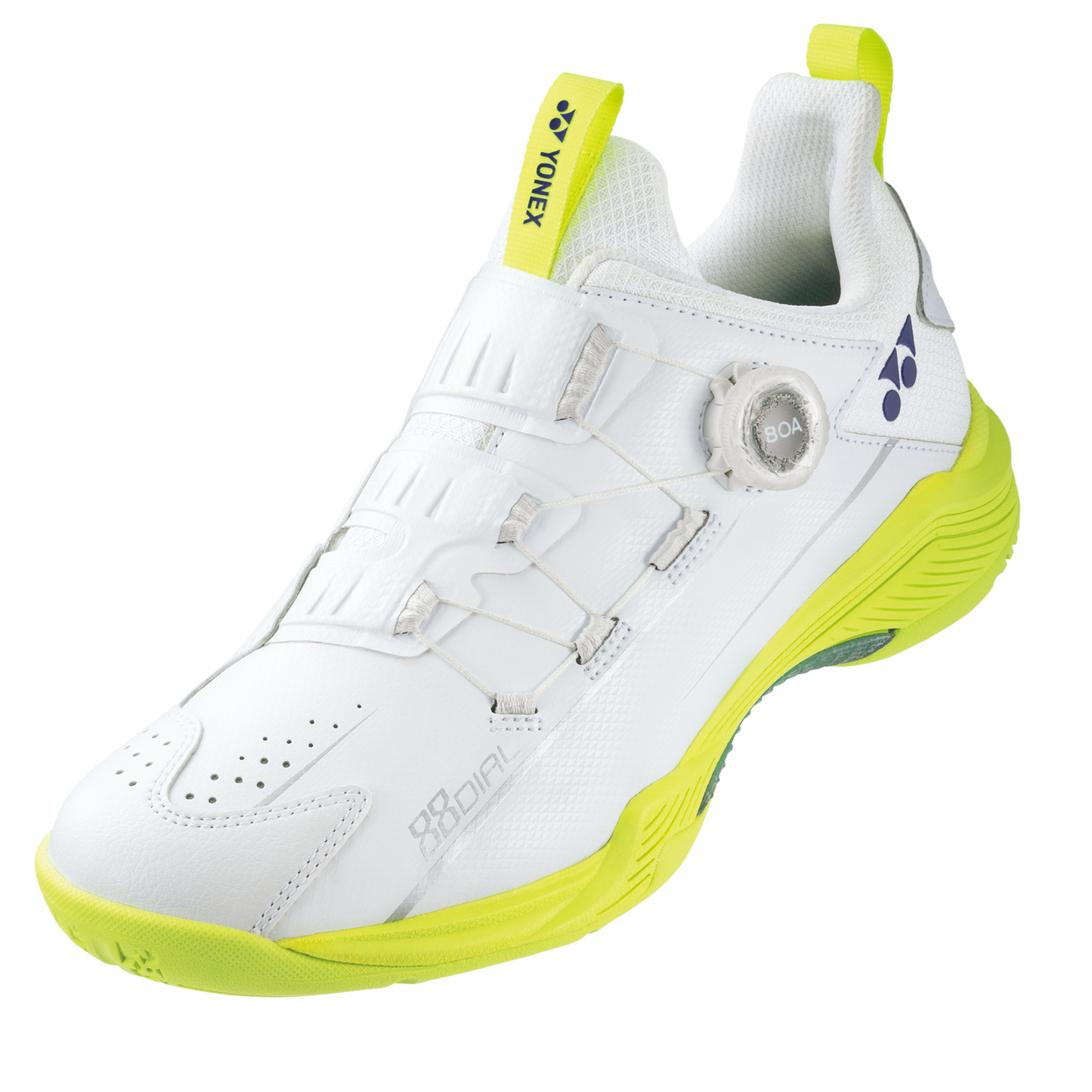 Yonex Power Cushion 88 Dial - White Lime Yellow - DNA Sports