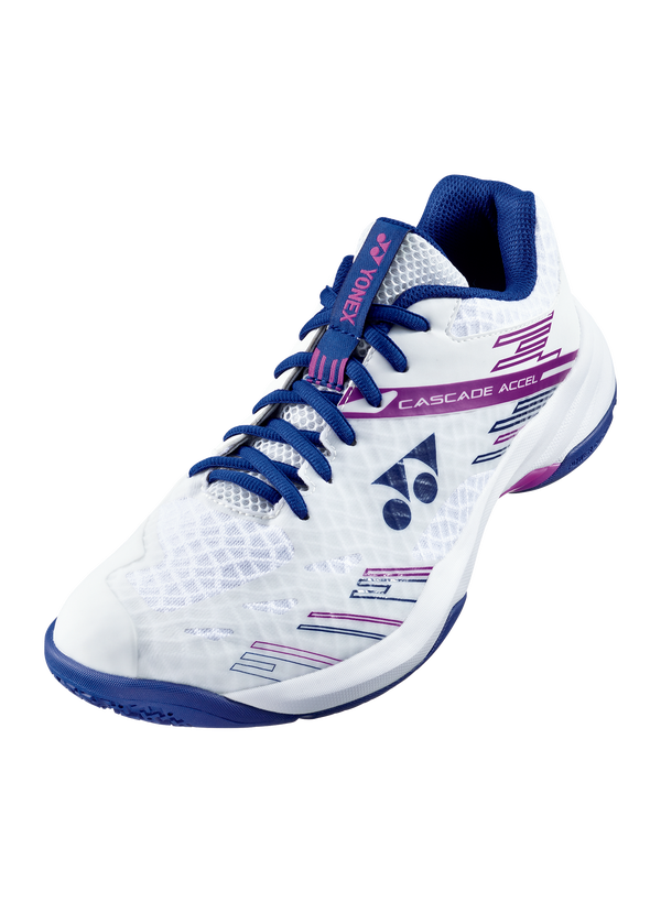 Yonex Power Cushion Cascade Accel Wide - White Purple - DNA Sports