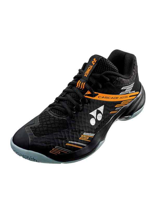 Yonex Power Cushion Cascade Accel Wide - Black / Orange - DNA Sports